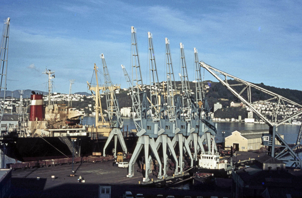 Wellington wharves
