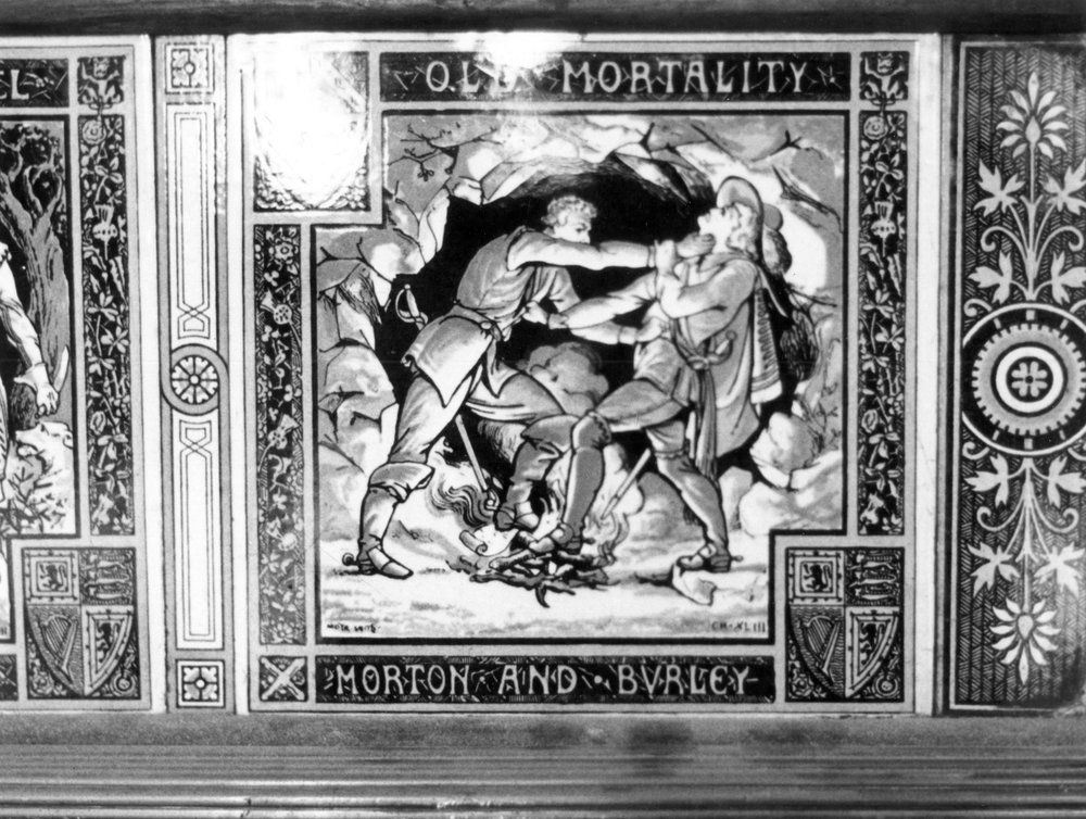 Tile from Antrim House, 63 Boulcott Street