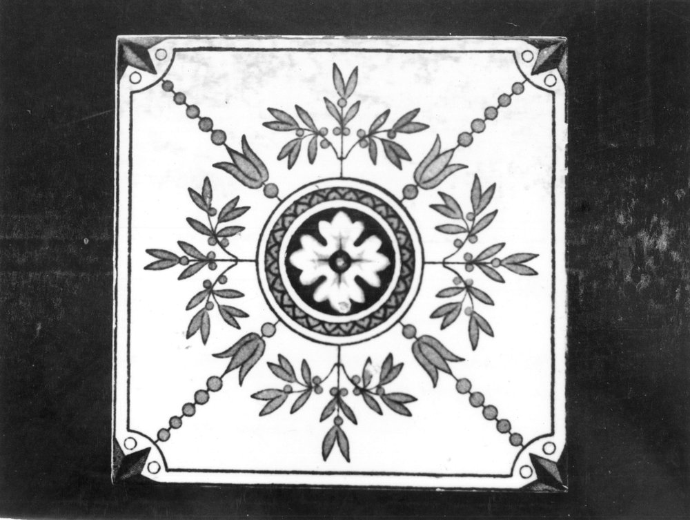 Butcher's shop tile, Taranaki Street