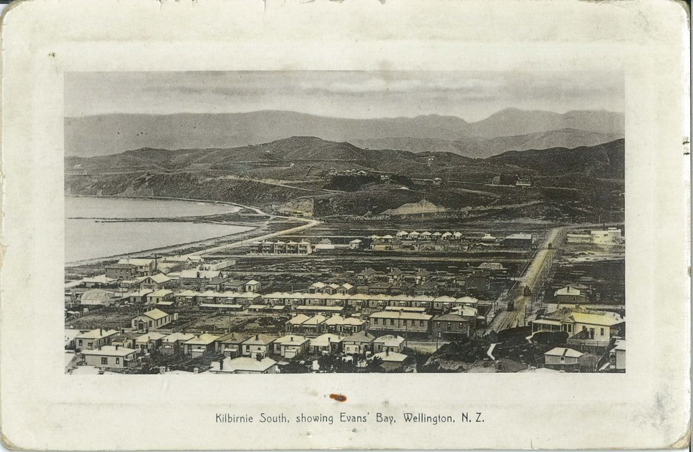 Kilbirnie South, showing Evans Bay, Wellington. N.Z. 