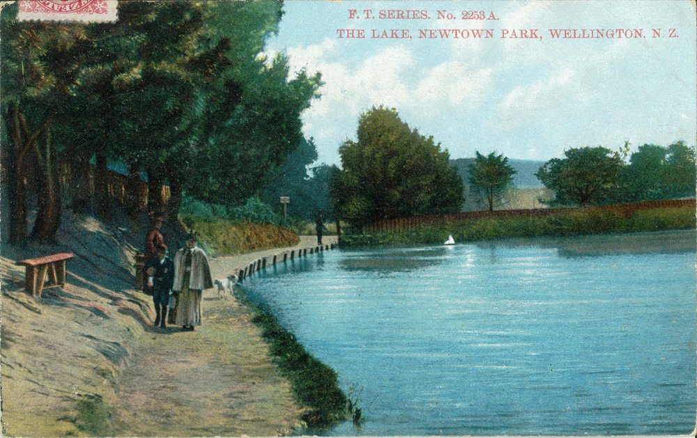 Lake in Newtown Park