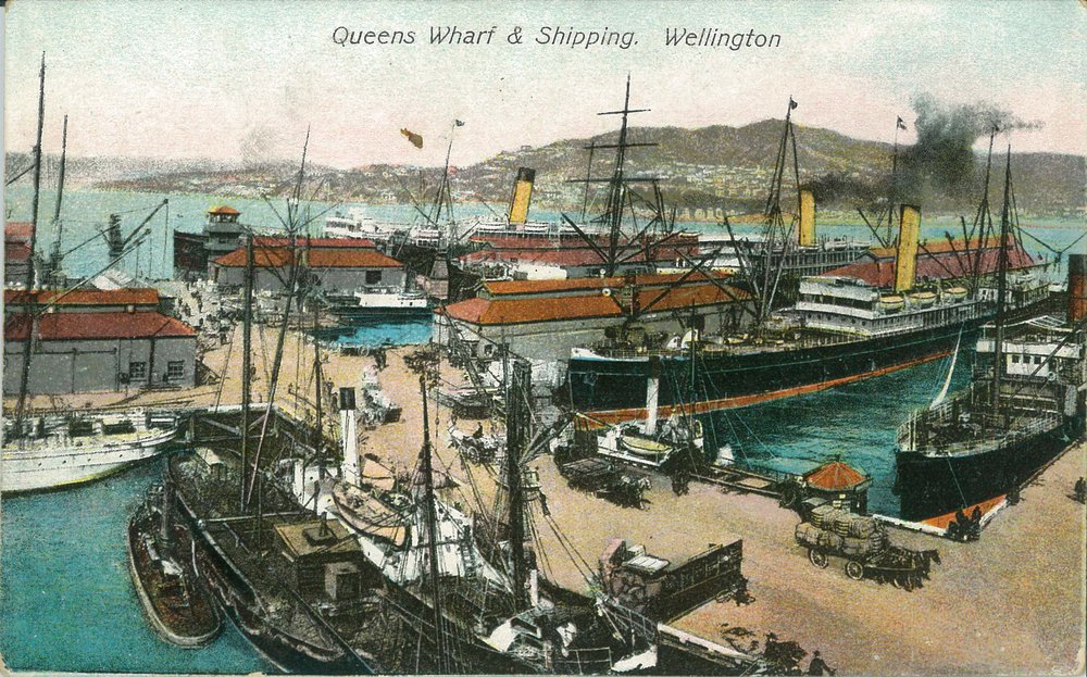 Queens Wharf &amp; Shipping, Wellington