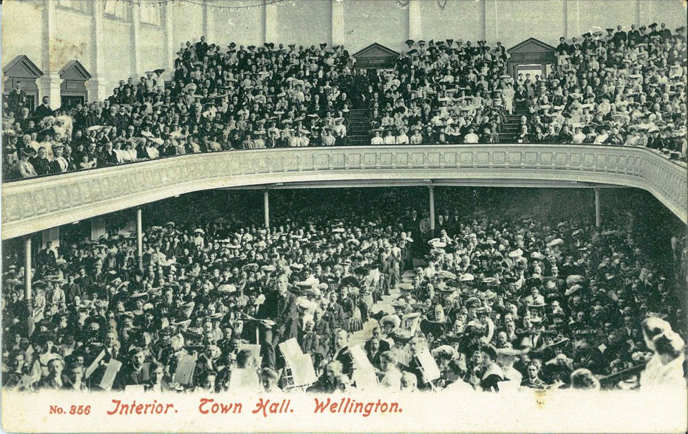 Wellington Town Hall interior