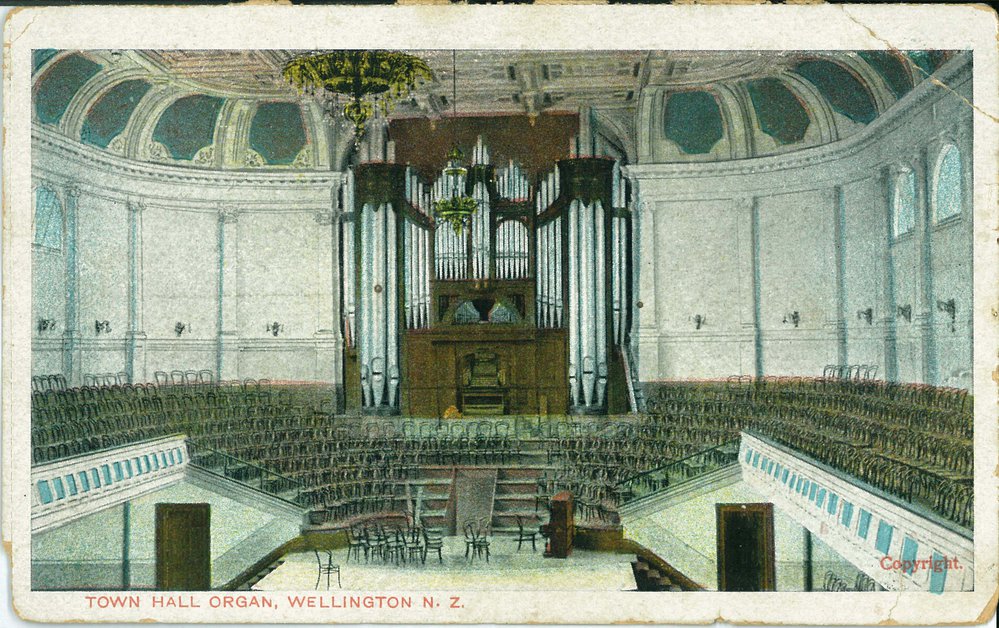 Wellington Town Hall interior