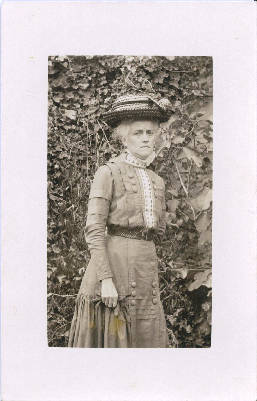 Postcard of a woman