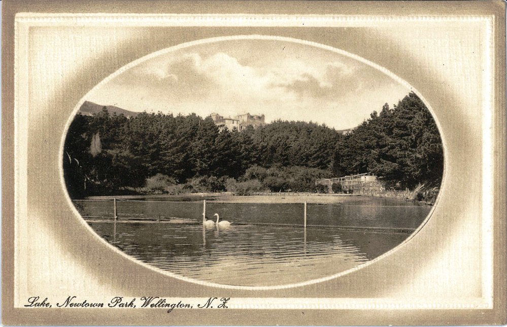 Lake in Newtown Park