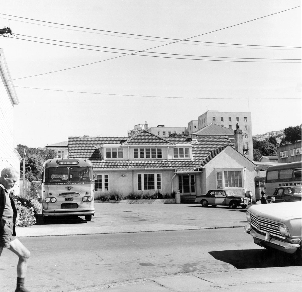 Newmans Coach Lines bus depot, Abel Smith Street