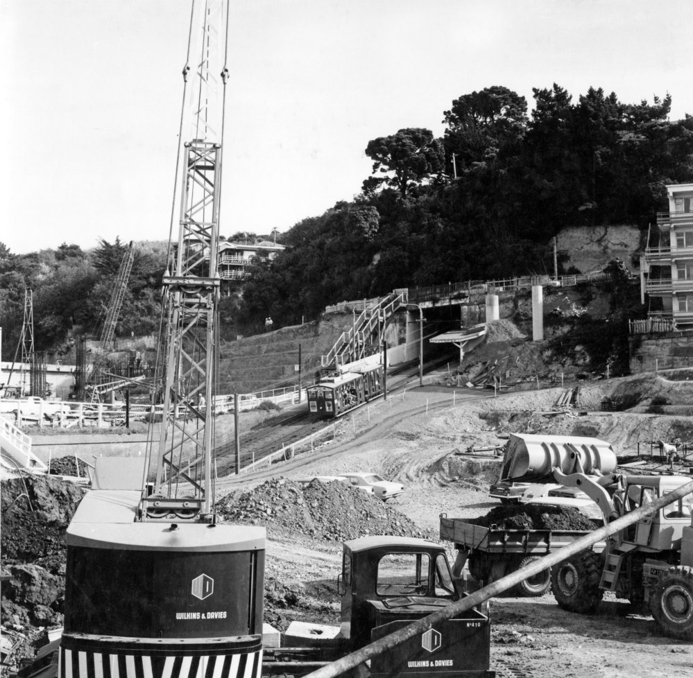 Motorway construction around Clifton Terrace