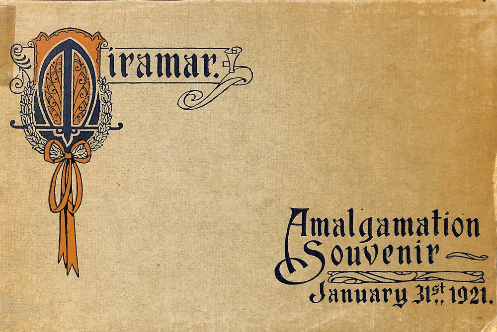 Miramar Amalgamation Souvenir