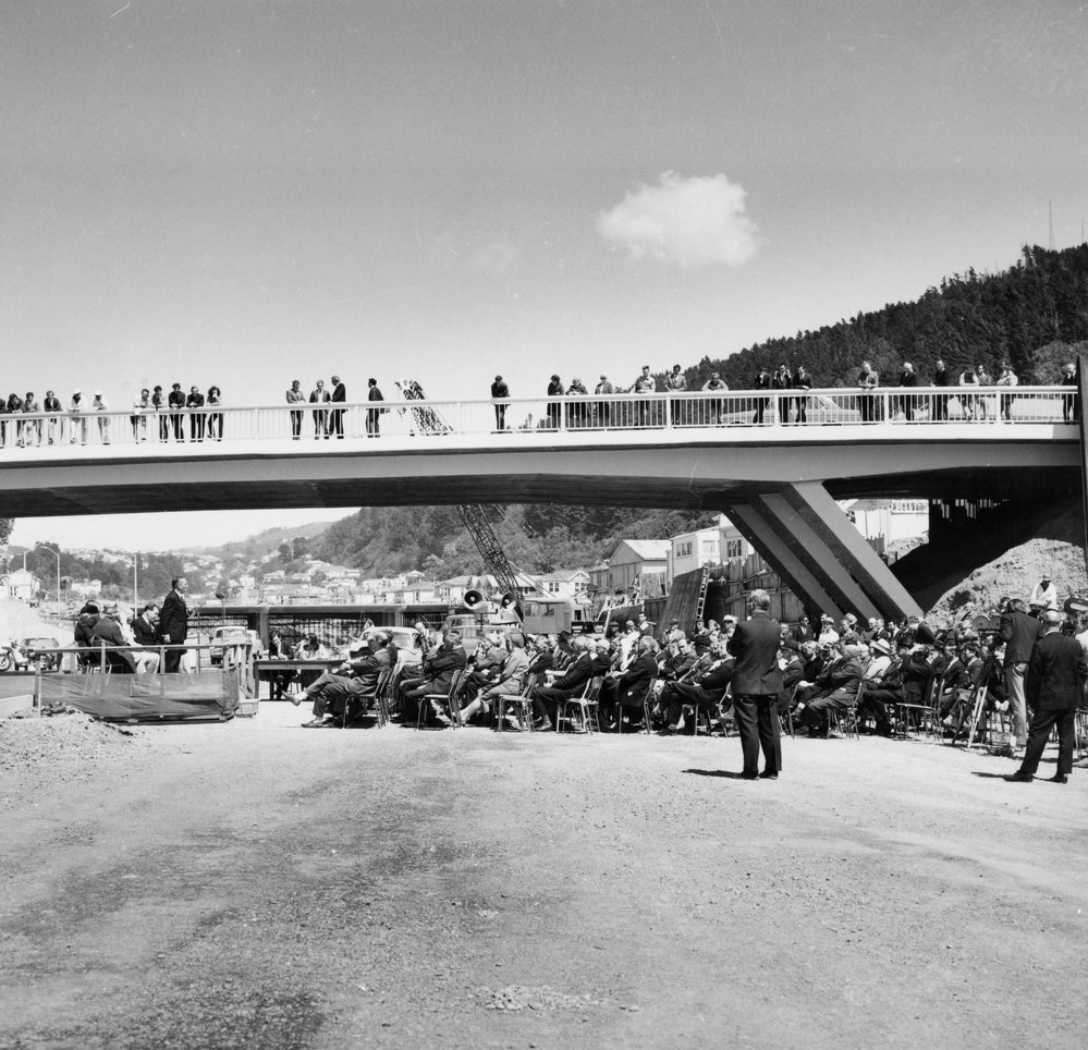 Opening ceremony, Wellington Urban Motorway