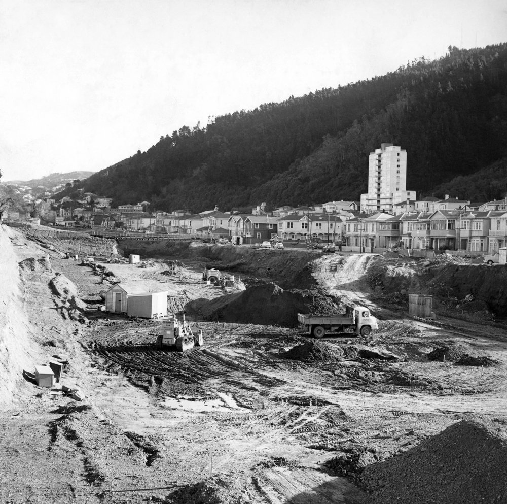 Motorway under construction