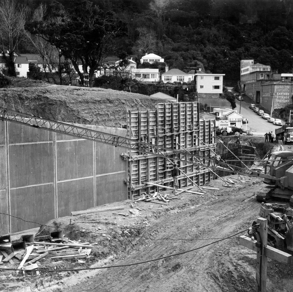 Thorndon motorway off-ramp  