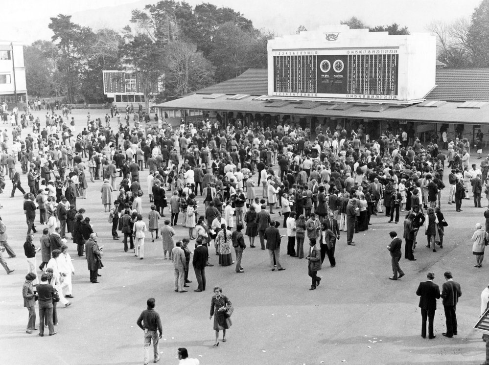 Horse racing at Trentham