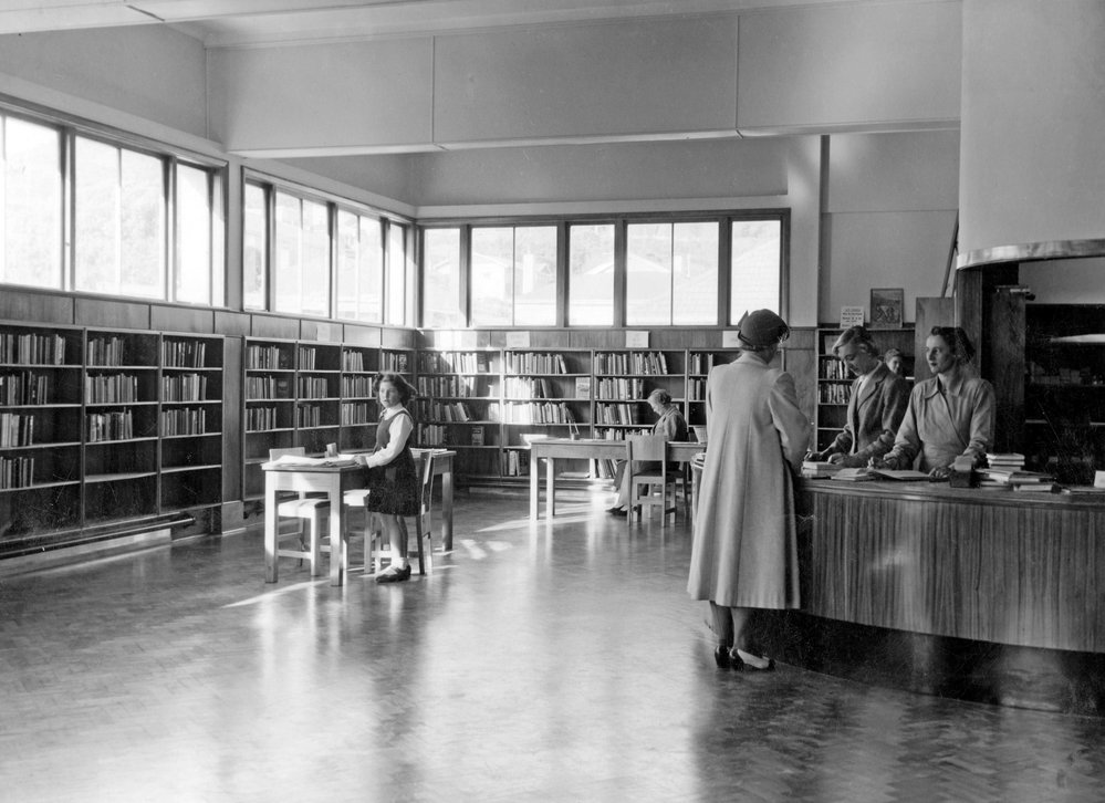 Island Bay branch library interior