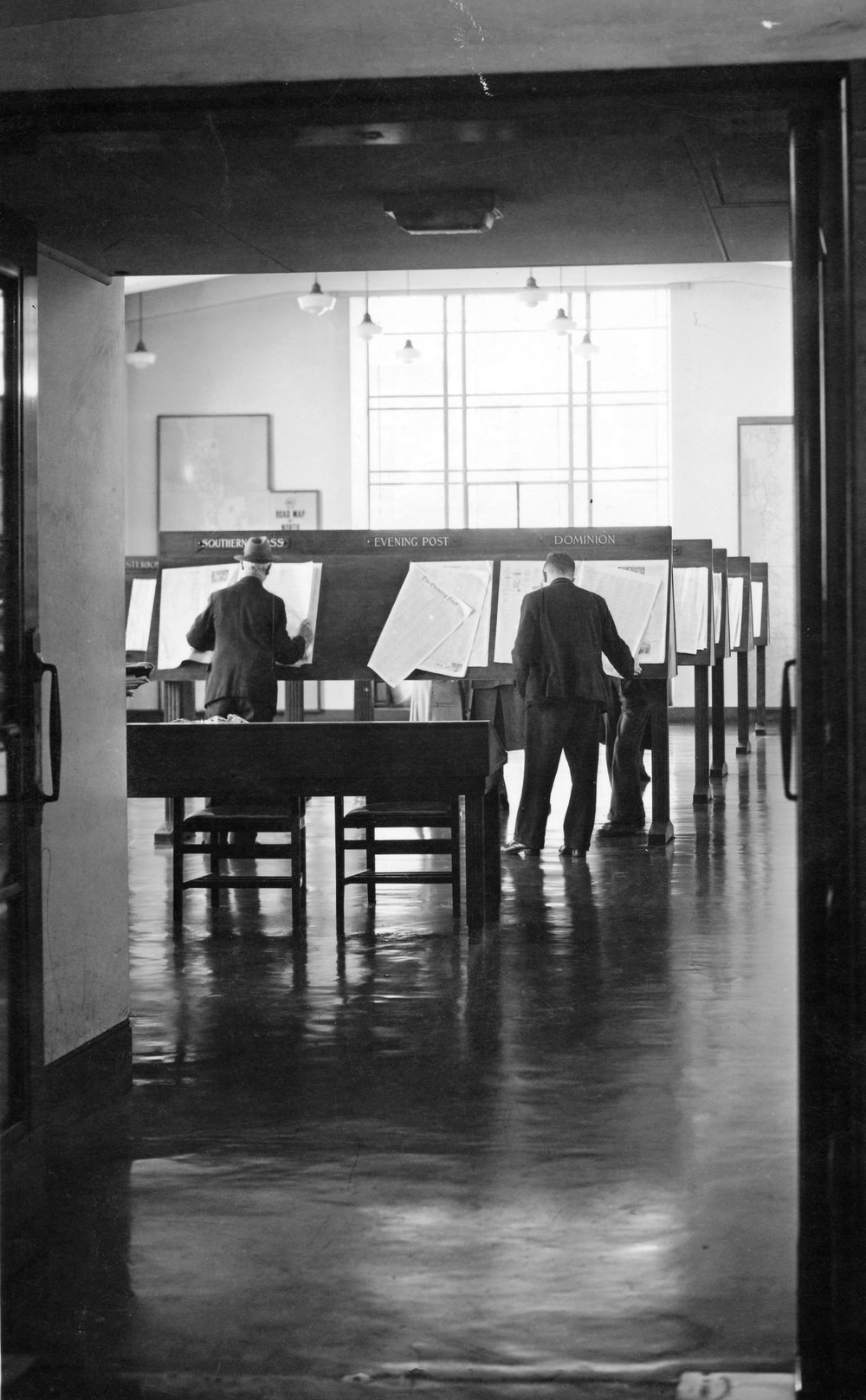 Newspaper Room, Wellington Central Public Library