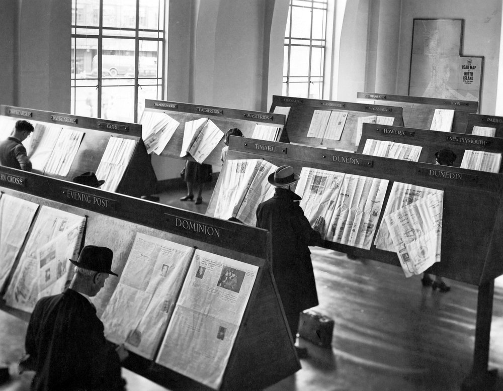 Newspaper Room, Wellington Central Public Library