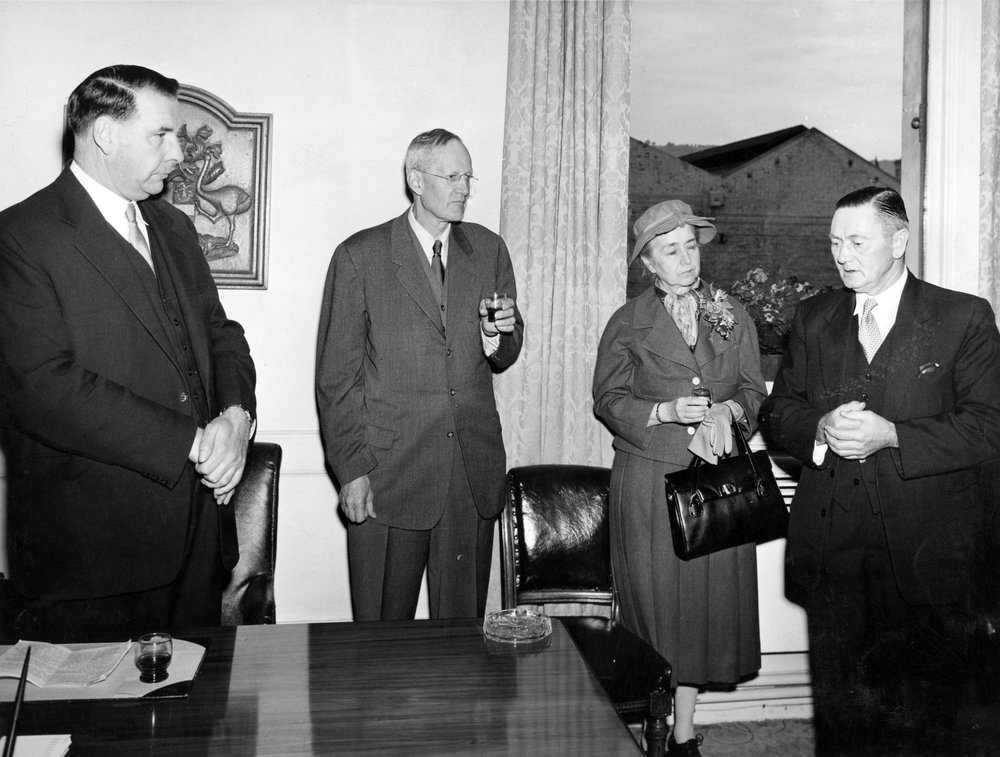 Frank Kitts, councillors &amp; staff