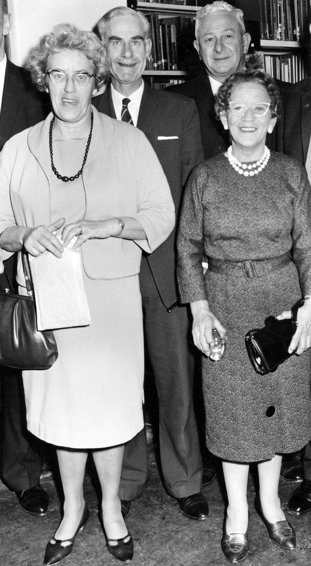 Visitors to the library