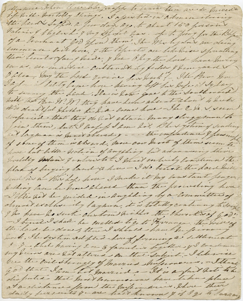 Extract from the letters of Octavius Hadfield