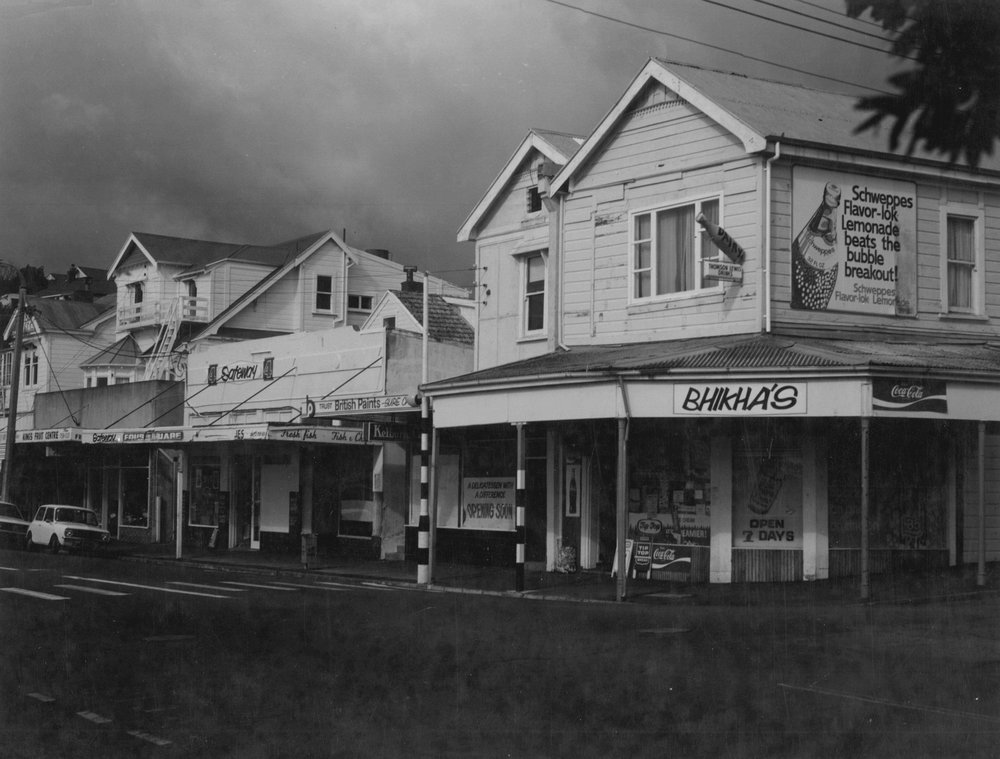 Upland Road shops, Kelburn