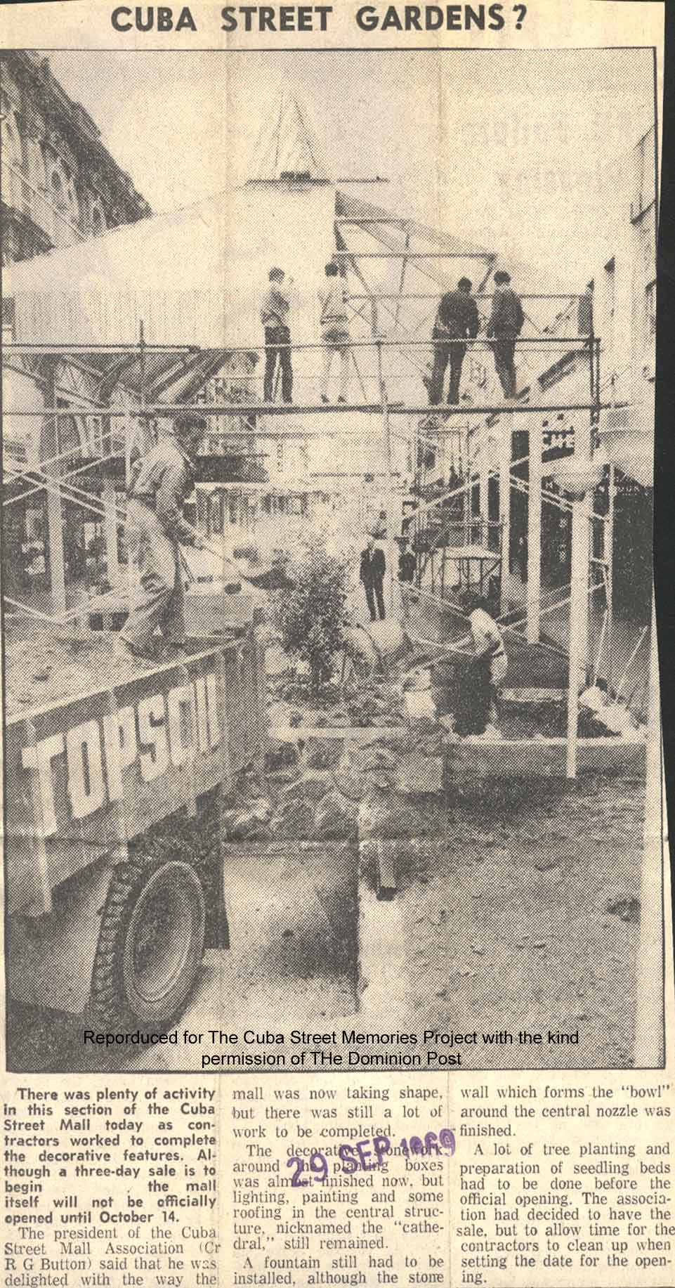 Cuba Street Gardens?