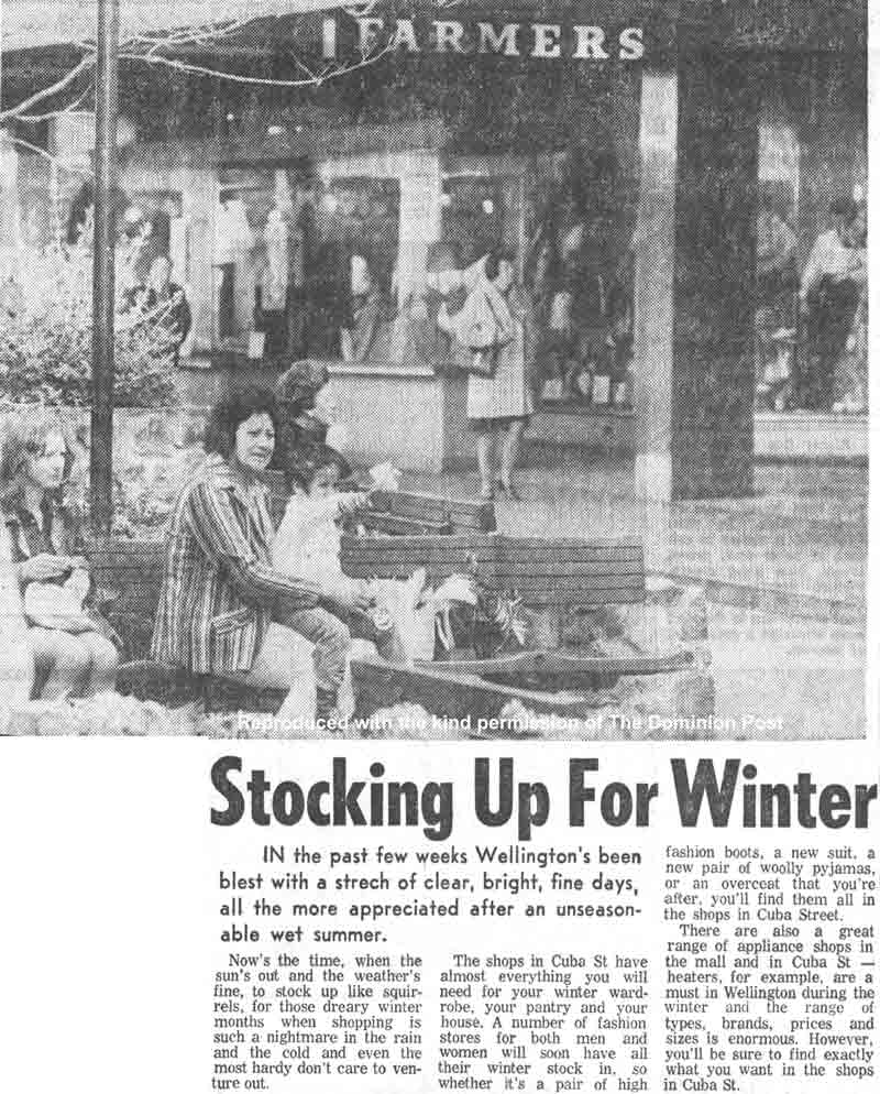 Stocking up for winter