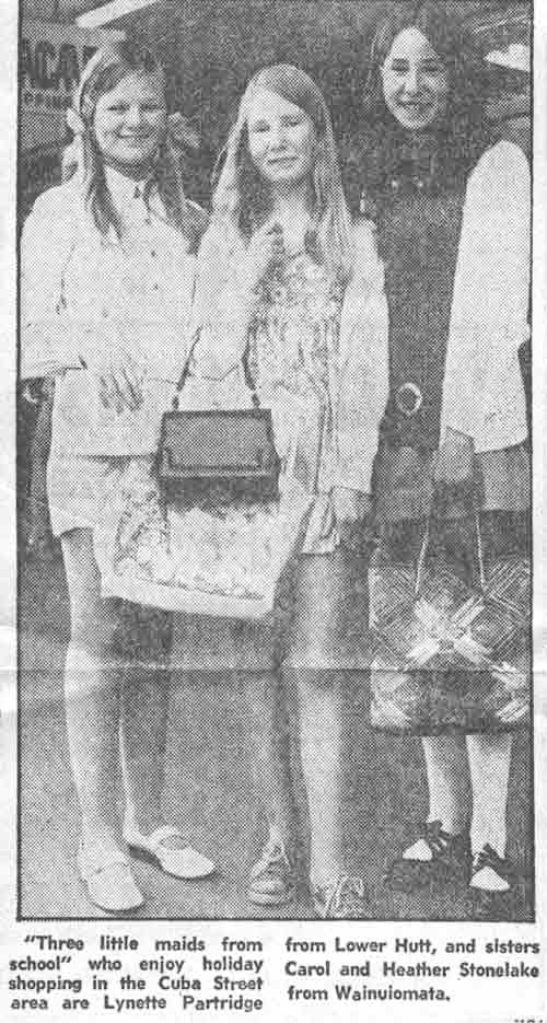 "Three little maids from school"