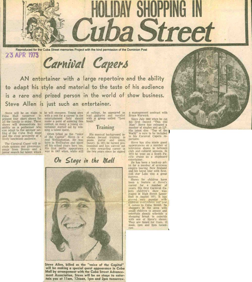 Holiday shopping in Cuba Street