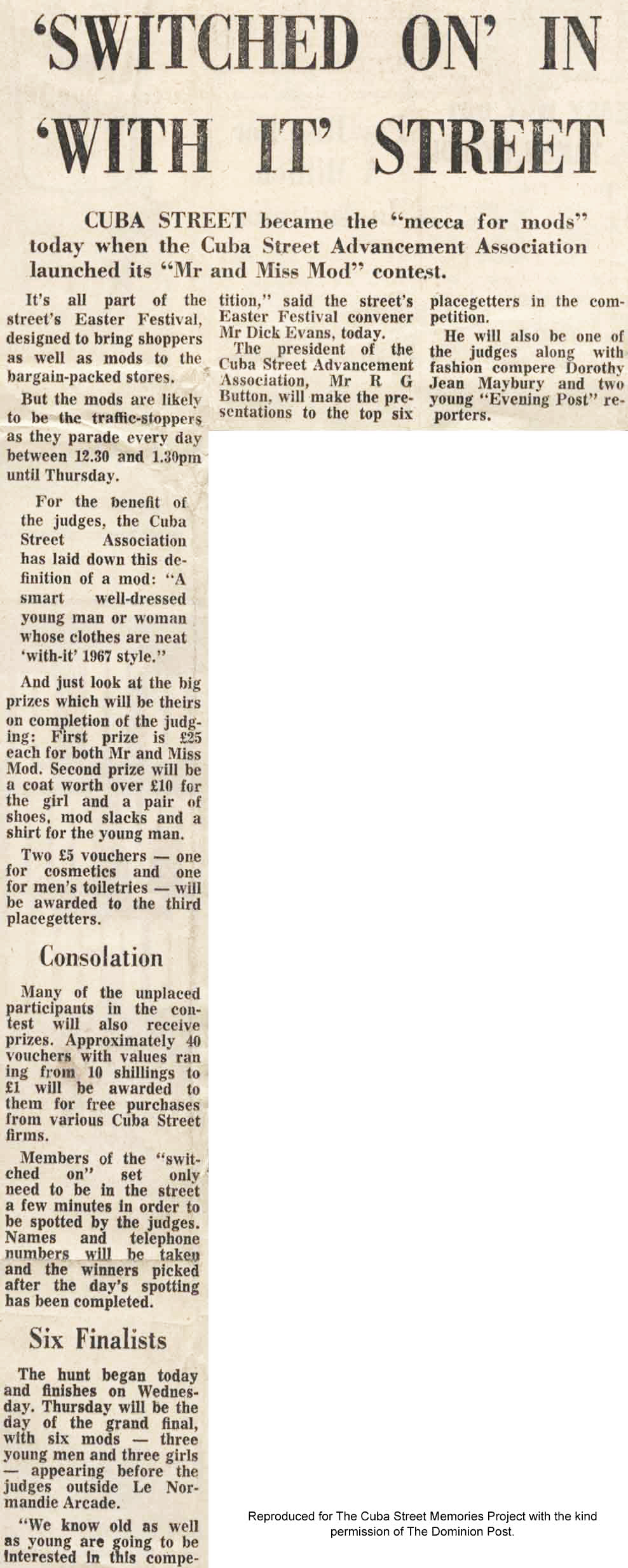 'Switched on' in 'with it' street