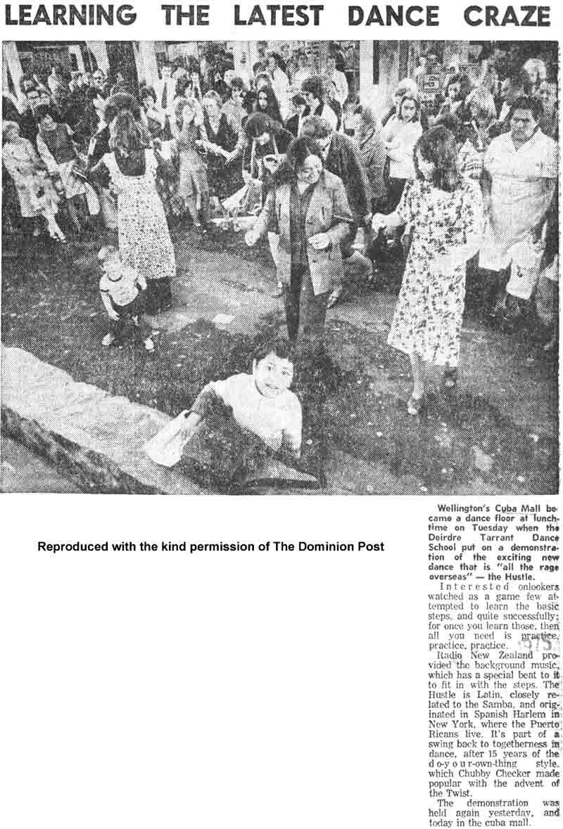 Learning the latest dance craze