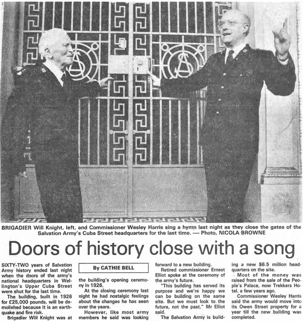 Doors of history close with a song