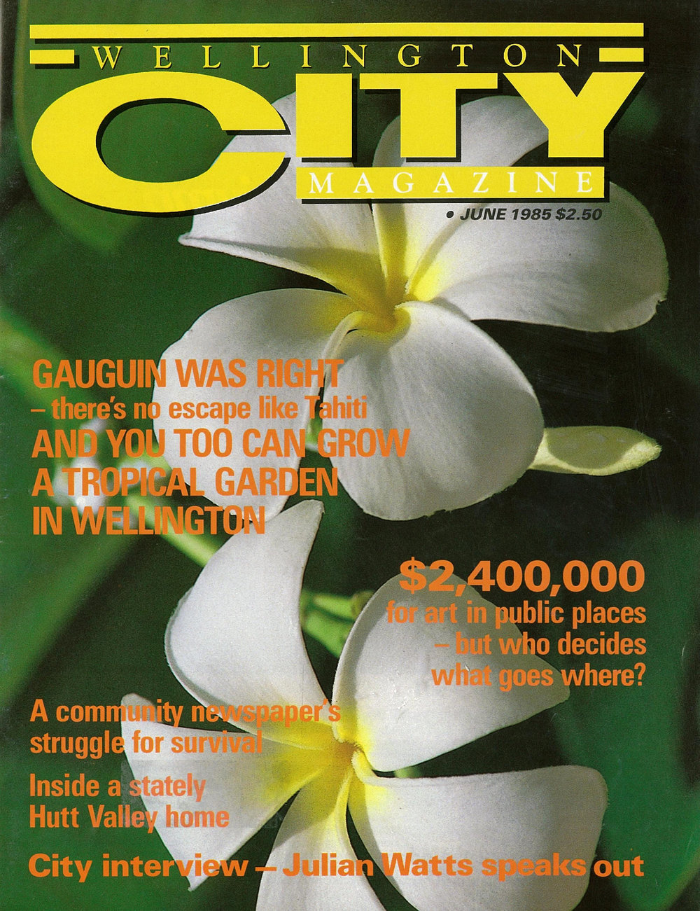 Wellington City Magazine, June 1985