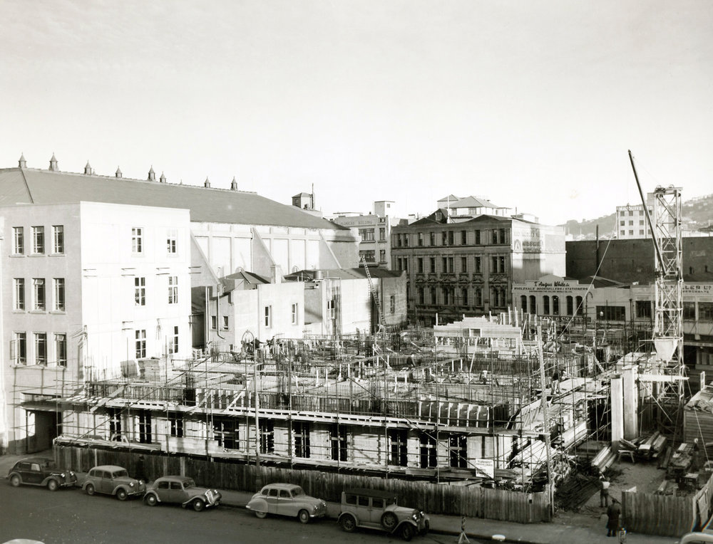 Construction of the Municipal Office Building
