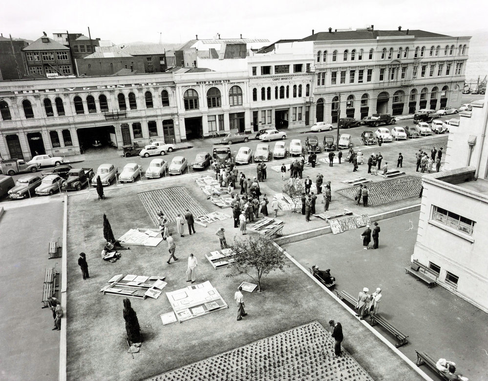 Arts display in Harris Street