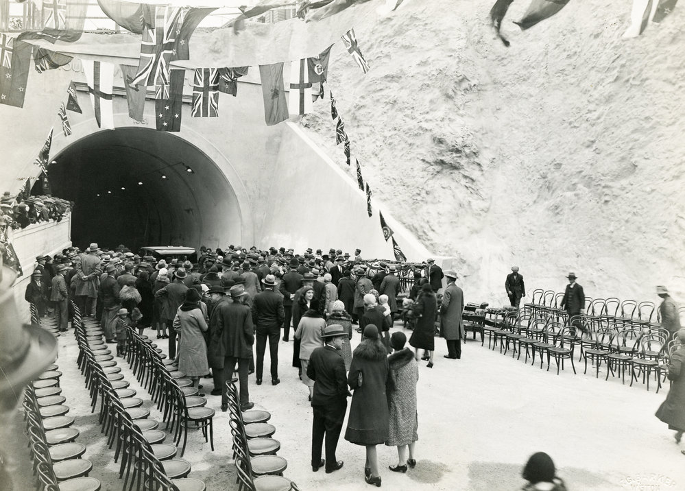 Opening ceremony of the Mt Victoria Tunnel