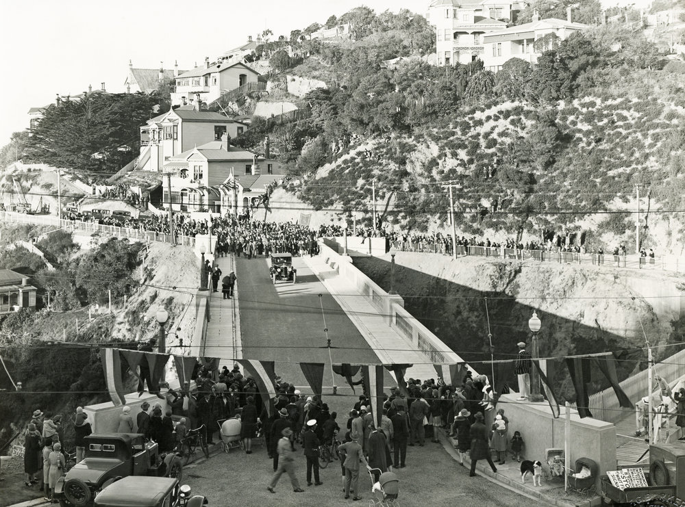 Opening ceremony of the Kelburn Viaduct
