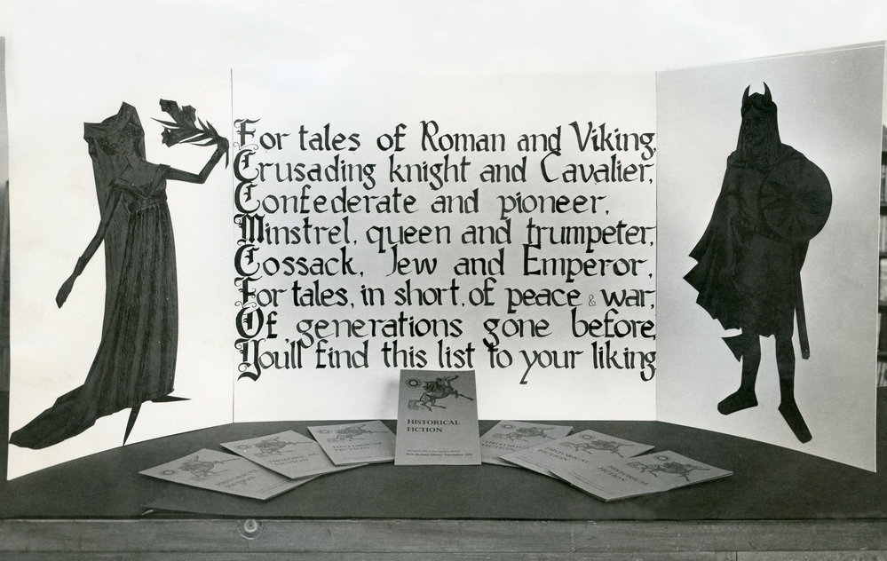 Historical fiction display 