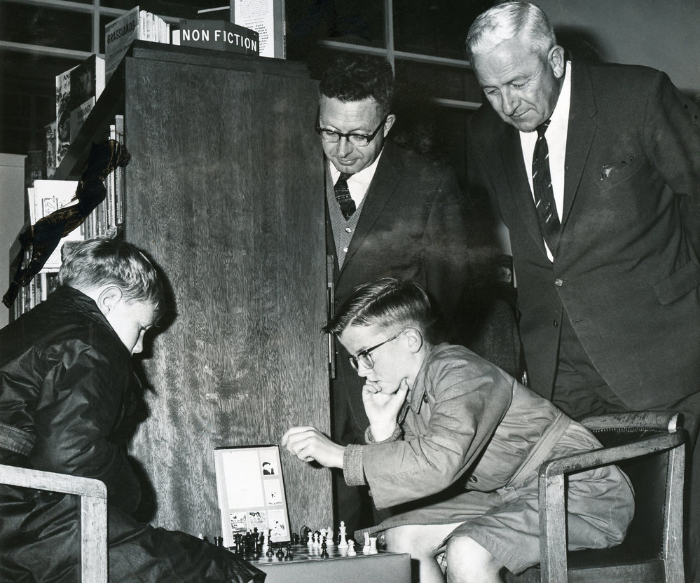 Friday evening at the Library 