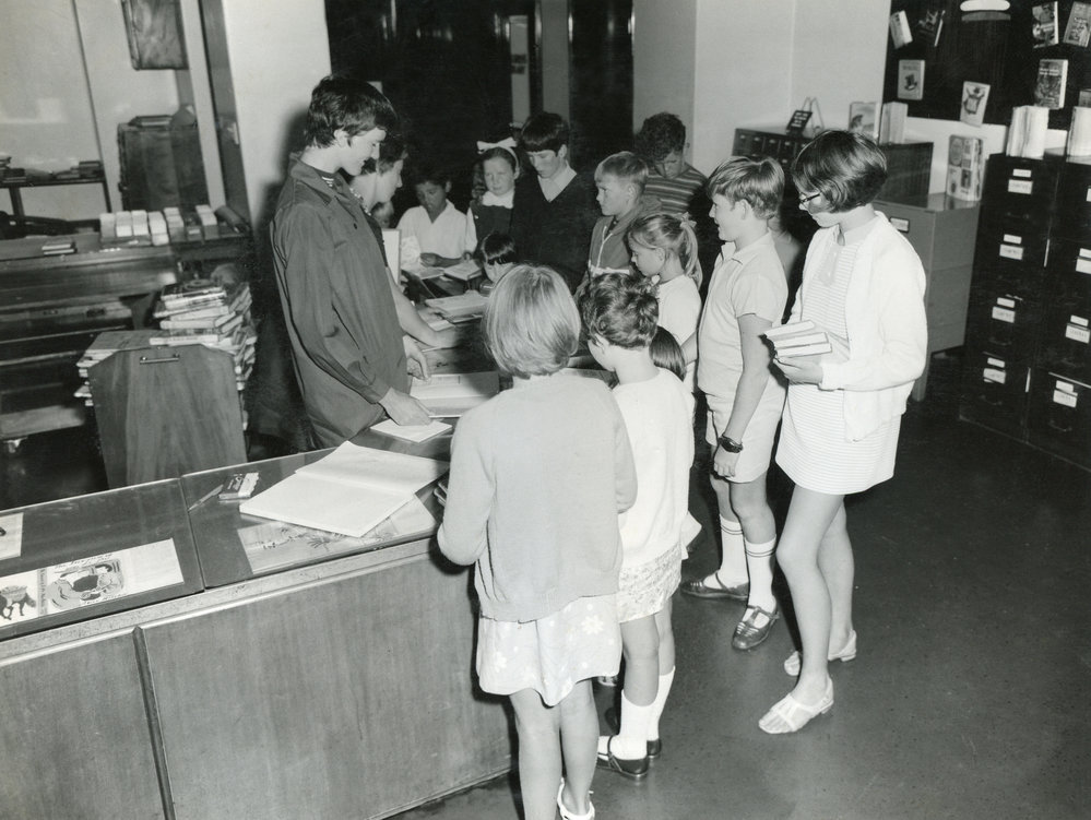 Enquiries desk, Children's Library
