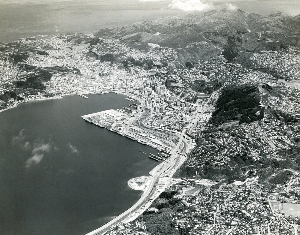 Aerial view of Wellington City 