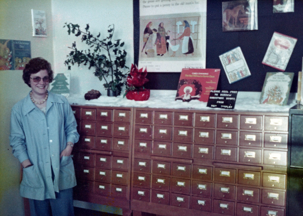 Library display 1975