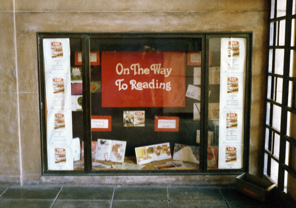 Children's library display 