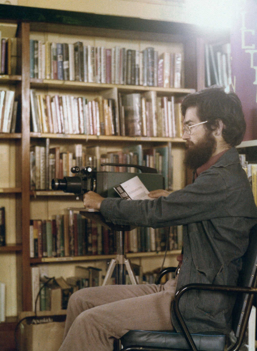 Film strip projector