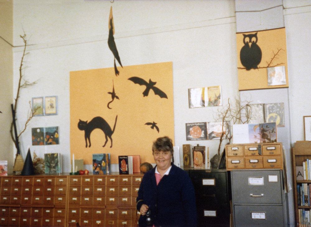 Halloween display in the Children's library