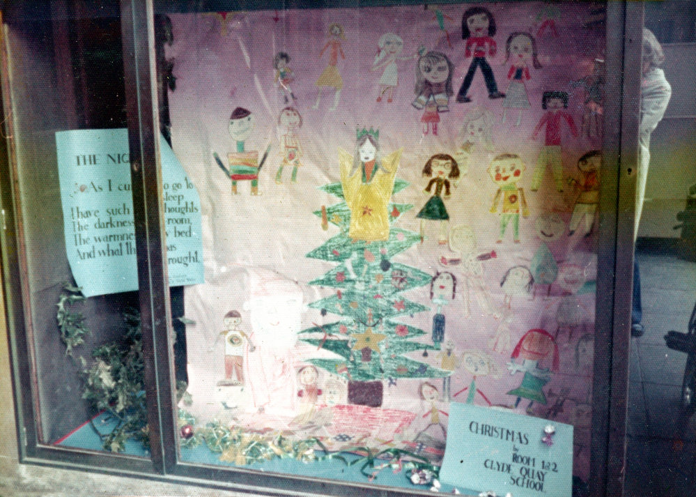 Clyde Quay School library display 