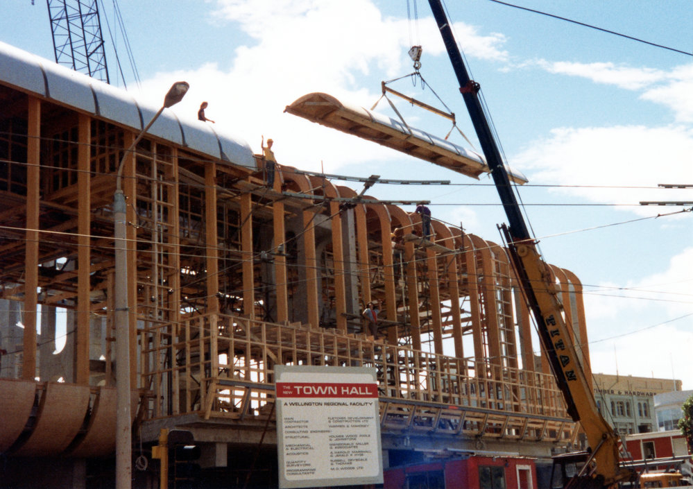 Construction of the Michael Fowler Centre