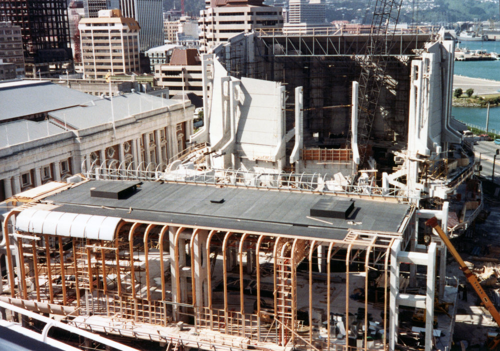 Construction of the Michael Fowler Centre