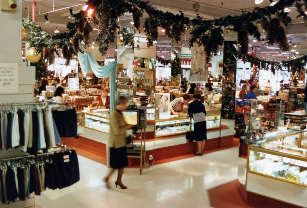 Christmas at James Smith's department store 