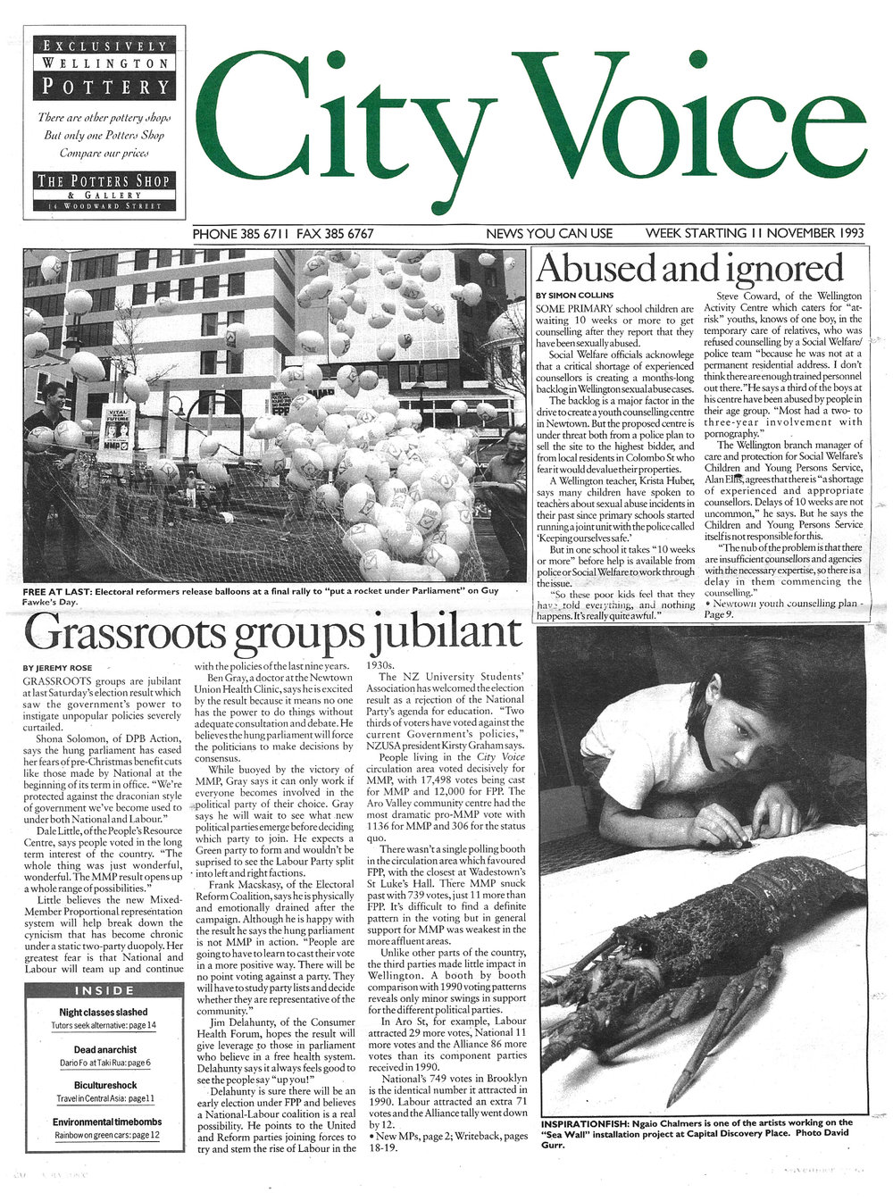 City Voice, 11th November 1993