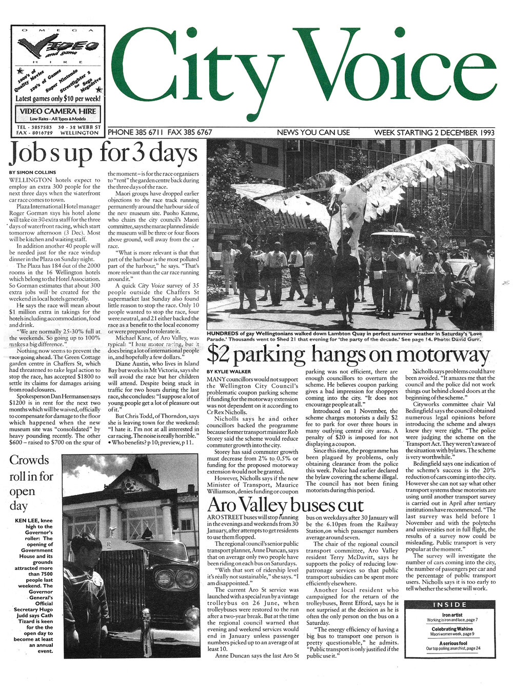 City Voice, 2nd December 1993